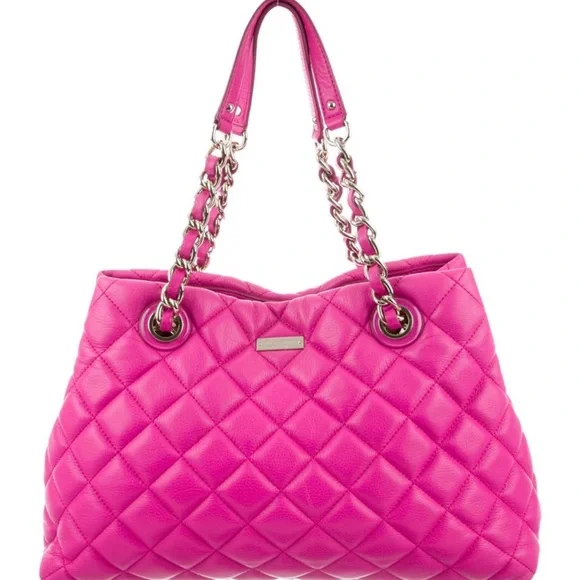 kate spade Bags Kate Spade Hot Pink Maryanne Quilted Leather